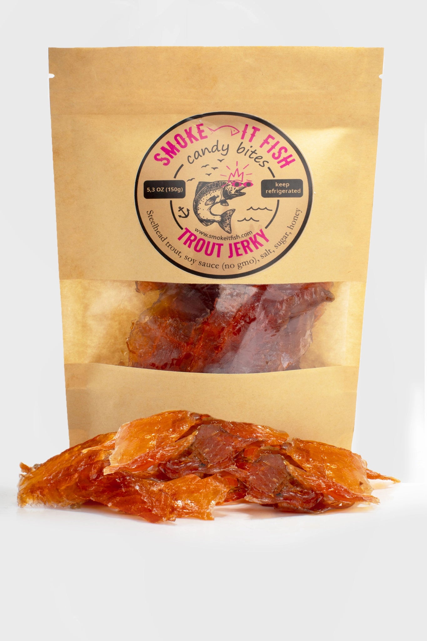 Candy Bites (Trout Fish Jerky) - Smoke It Fish