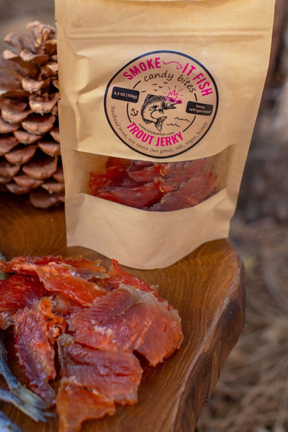 Candy Bites (Trout Fish Jerky) - Smoke It Fish