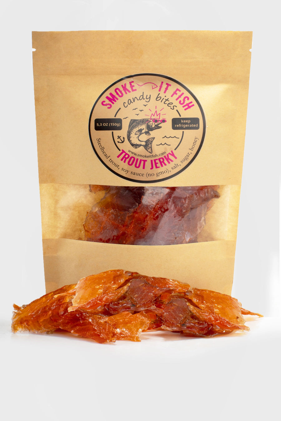 Candy Bites (Trout Fish Jerky) - Smoke It Fish